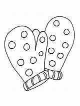 Mittens coloring pages sketch template