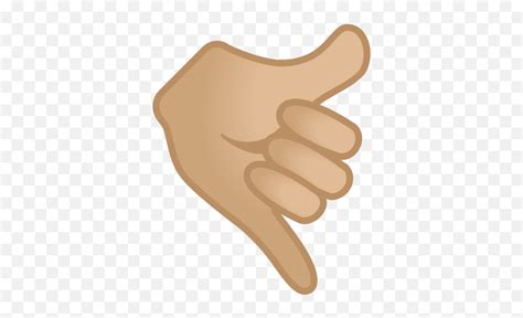 Hand Emoji With Medium - Hang Loose Emoji Png,Gang Sign Emoji - free transparent emoji ...