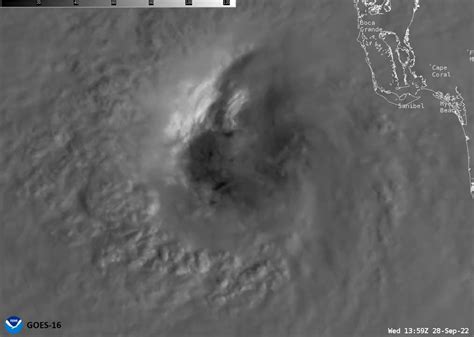 See the inside of Hurricane Ian's eye | NOAA satellites captured ...