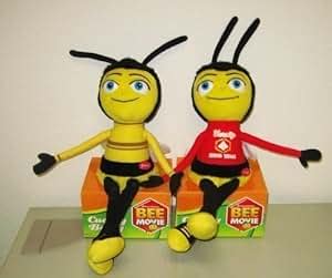 Amazon.com: The Bee Movie 15" Plush Buzzing CUDDLY BARRY Doll Toy ...