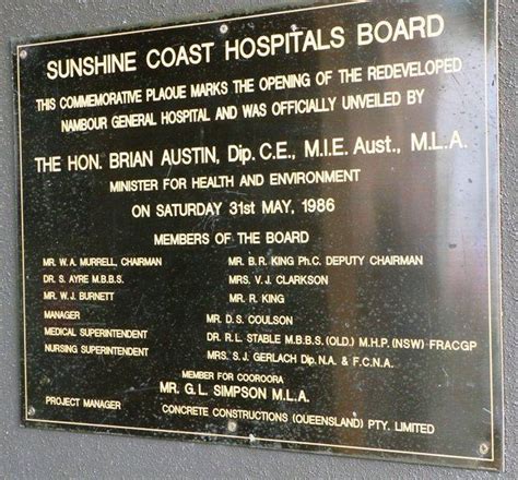 Opening of Nambour General Hospital | Monument Australia