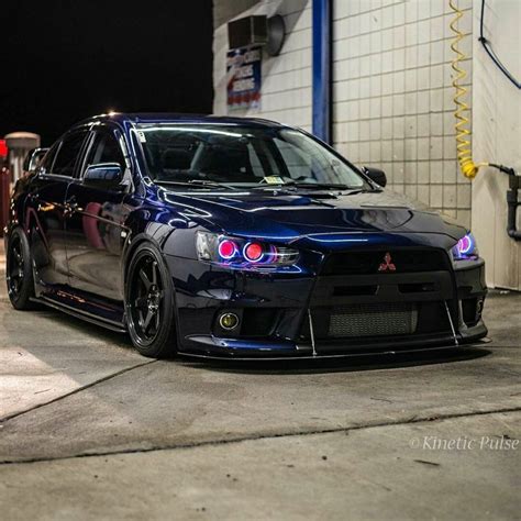 #Mitsubishi #Evo_X #Slammed #Bagged #AirLift #Stance #Modified #DevilEyes | Mitsubishi lancer ...