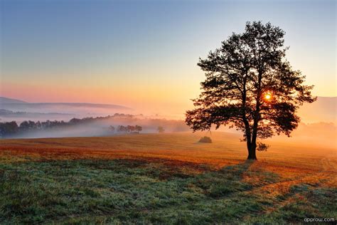 Morning Sunrise Over The Hills Wallpaper download - Sunrise HD Wallpaper - Appraw