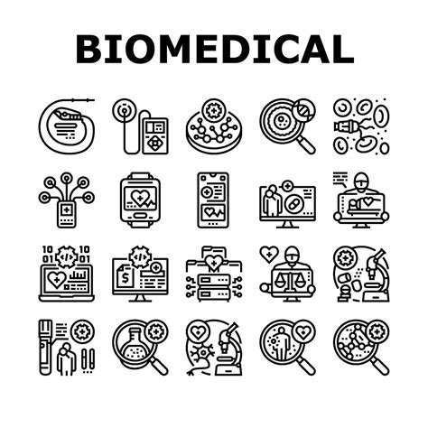 biomedical medical science icons set vector 26111863 Vector Art at Vecteezy