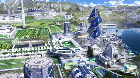 ArtStation - Futuristic farm complex