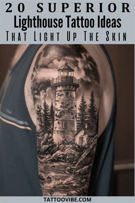 20 Superior Lighthouse Tattoo Ideas That Light Up The Skin