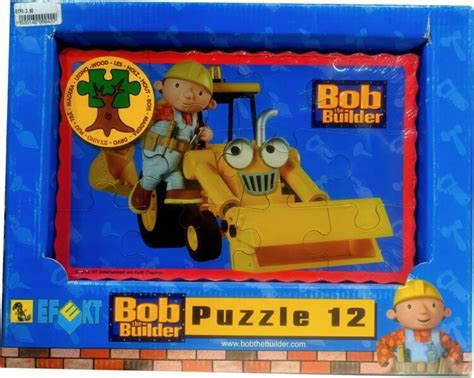 BOB THE BUILDER PUZZLES EFEKT WOOD 12 PCS | 3Τ πολυκατάστημα παιχνιδιών