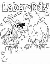 Labor Day Coloring Pages sketch template