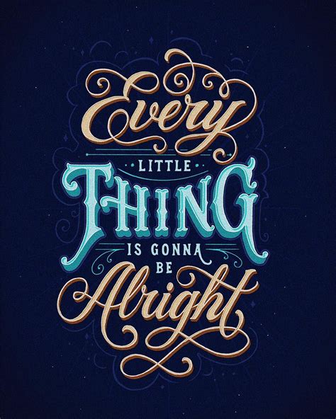 Don't worry about a thing... By Tobias Saul Unique Lettering, Brush Lettering, Lettering Fonts ...