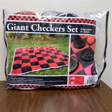 Giant Checkers Game | $99 + $5 UPS shipping!