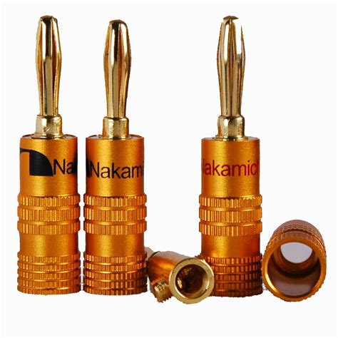 Nakamichi Speaker banana plug 24K Gold Plated N0534BG | Nakamichi Plugs