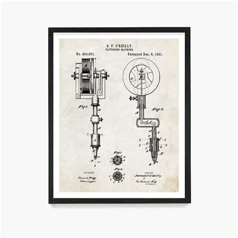 Tattoo Poster Tattoo Art Print Vintage Tattoo Tattoo Gun - Etsy