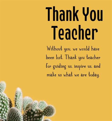 What To Write To Teachers For Thank You Notes at glendajstevens blog