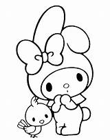 My Melody Coloring Pages Printable For Free Download sketch template