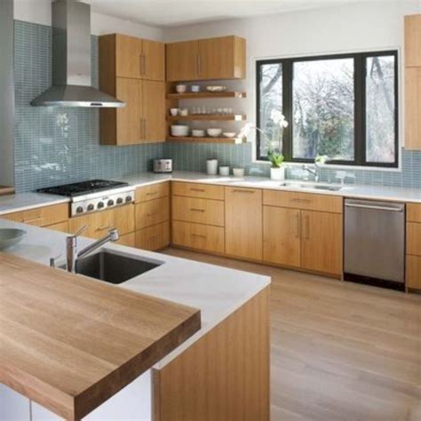 10 Trendy Kitchen Design Ideas With Modern Black Cabinets | Contemporary kitchen, Modern wood ...