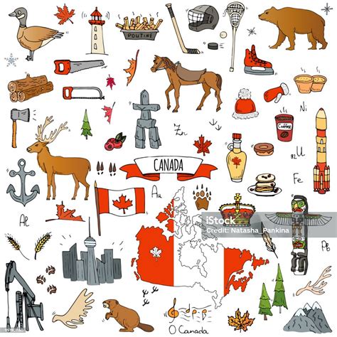 Canada Icons Set Stock Illustration - Download Image Now - Canada, Icon ...