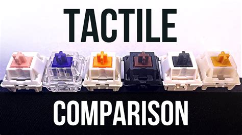 Amateur Tactile Switch Comparison - Gazzew Boba U4T, Holy Panda, Glorious Panda, Zealios, Dark ...