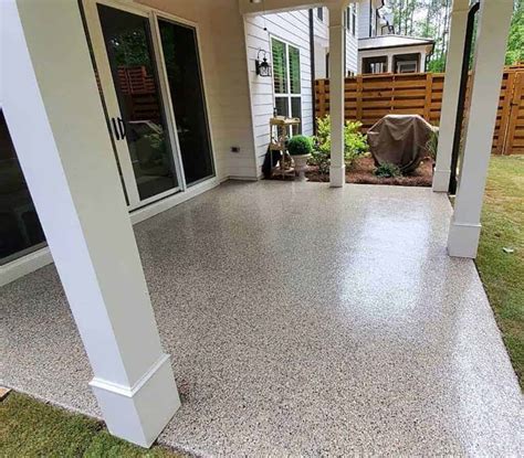 Exterior Epoxy Flooring Gallery - GarageFloorCoating.com