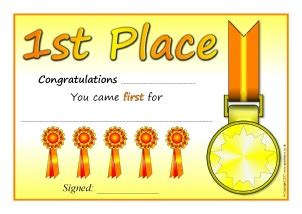 Primary School Award Certificates & Printables - SparkleBox