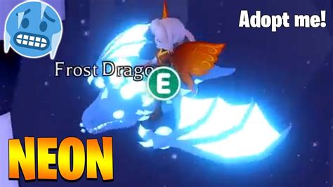 NUEVO DRAGON ESCARCHA DE NEON 🥶 (NEON FROST DRAGON) ADOPT ME ROBLOX! - YouTube