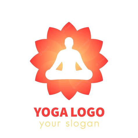 Premium Vector | Yoga vector logo