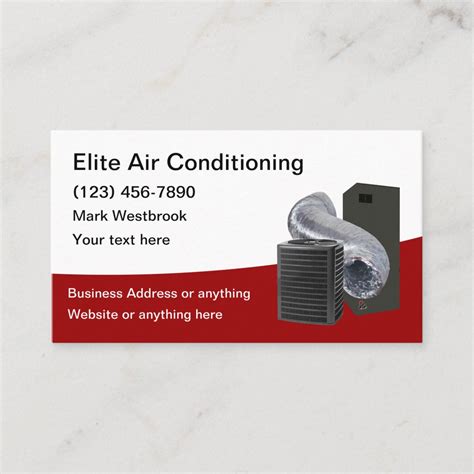 Best Air Conditioning Service Business Cars Business Card | Zazzle