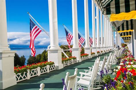 Relax on the Grand Hotel Porch - Mackinac Island Tourism Bureau