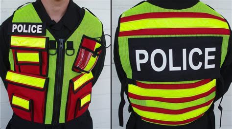 Police Reflective Safety Vest – The Vest Guy