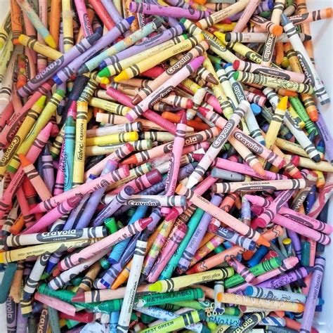 Crayola Crayon Multi Color Mixed Lot 10lb Lot Of Perfect Melt Down Project Tools #Crayola ...