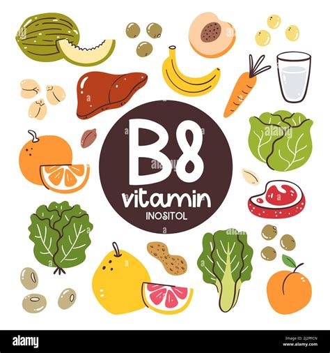 Vitamin b8 Stock Vector Images - Alamy