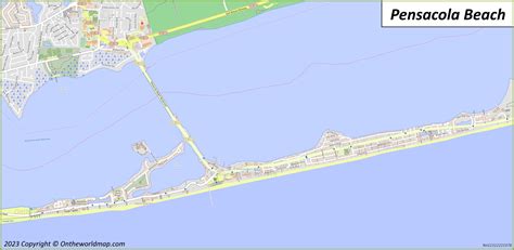 Discover the Beauty of Pensacola Beach with Our Detailed Map