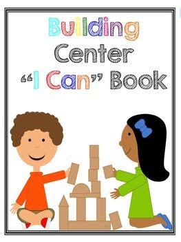 Blocks Center : I Can List | Block center preschool, Preschool block area, Block center