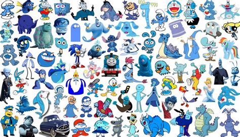 Click the Blue Cartoon Characters Quiz - By ddd62291