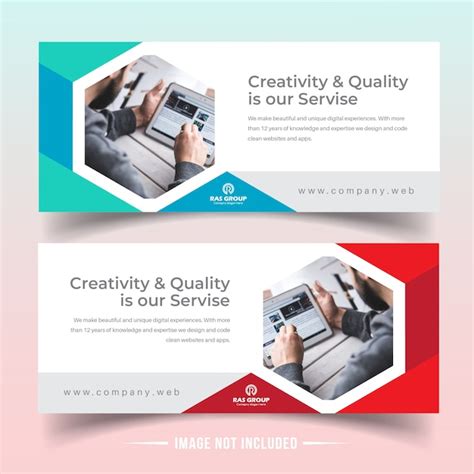 Premium Vector | Business Web banner design