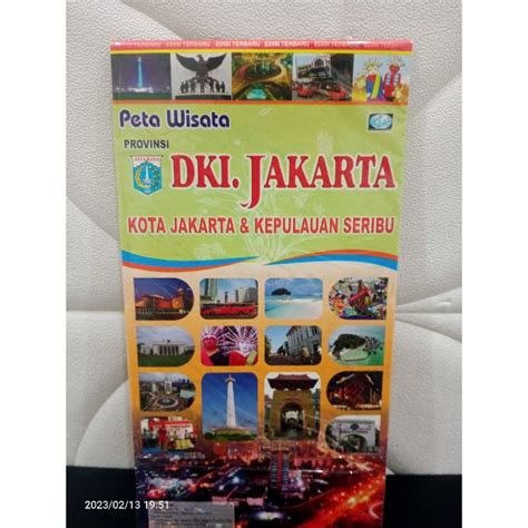 Jual Peta Wisata Provinsi DKI Jakarta / Kota Jakarta | Shopee Indonesia