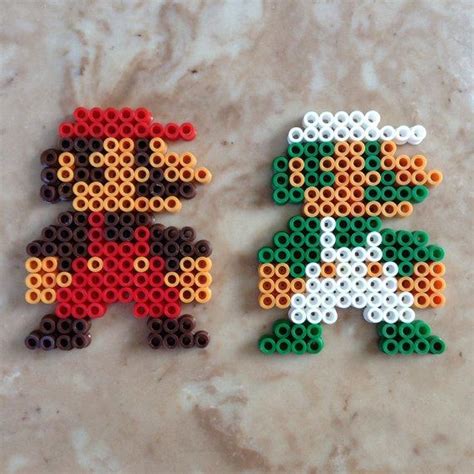 Diy Perler Bead Crafts Diy Perler Beads Mario Y Luigi Mario Bros | The Best Porn Website