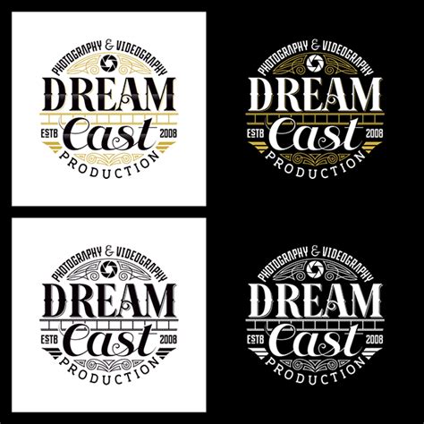 "DREAM CAST Production" logo design on Behance