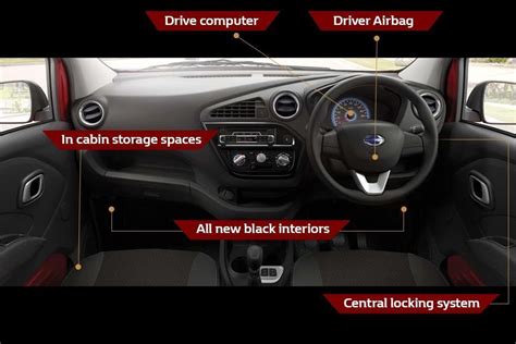 Datsun redi-GO Interior: Practical Yet Premium