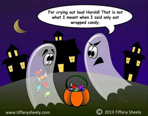 Ghosts on We Heart It | Funny halloween jokes, Halloween jokes, Halloween funny