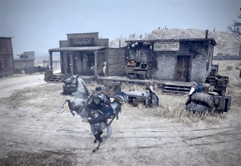 Some snow in Tumbleweed. : r/RedDeadOnline