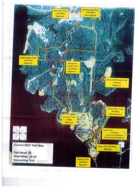 Sequoyah State Park Trail Maps | Arklahoma Hiker