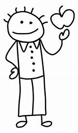Stickman Clipart Images sketch template