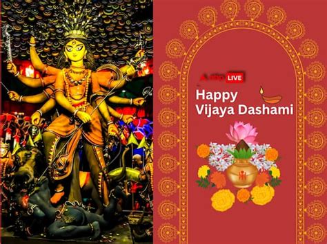 Subho Vijaya Dashami 2023 Images Happy Durga Puja Vijaya Dashami Greetings Wishes Wallpapers ...