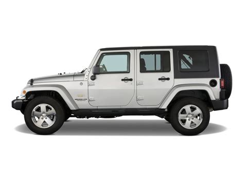 Image: 2008 Jeep Wrangler RWD 4-door Unlimited Sahara Side Exterior ...