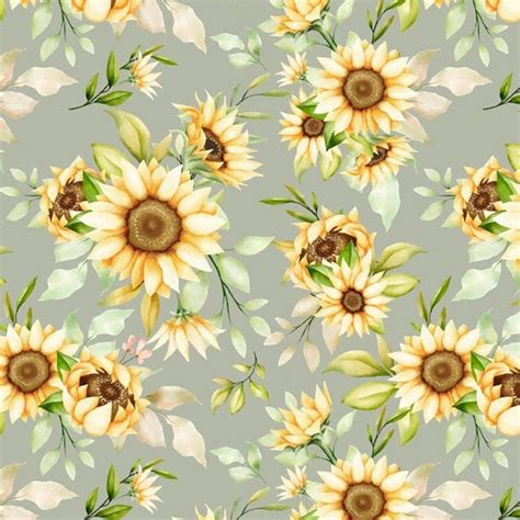 Sunflower Fabric - Etsy