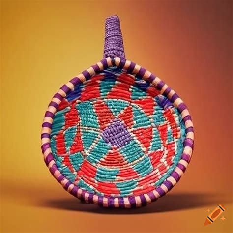 Colorful ethiopian baskets on Craiyon