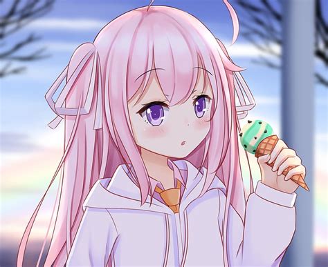 Anime Girl Eating Ice Cream – Telegraph