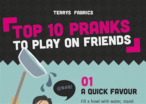 Top 10 Pranks To Play On Friends [Infographic] - Visualistan