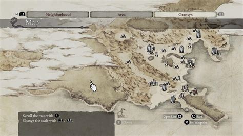 Apparently at one point, all the lands to the West on the map, where my pointer is, were ...