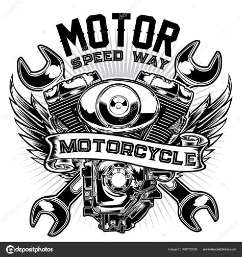 Motorcycle Club Custom Bike Shop Logo Design Vector22 Stock Vector Image by ©thinkliketiger ...